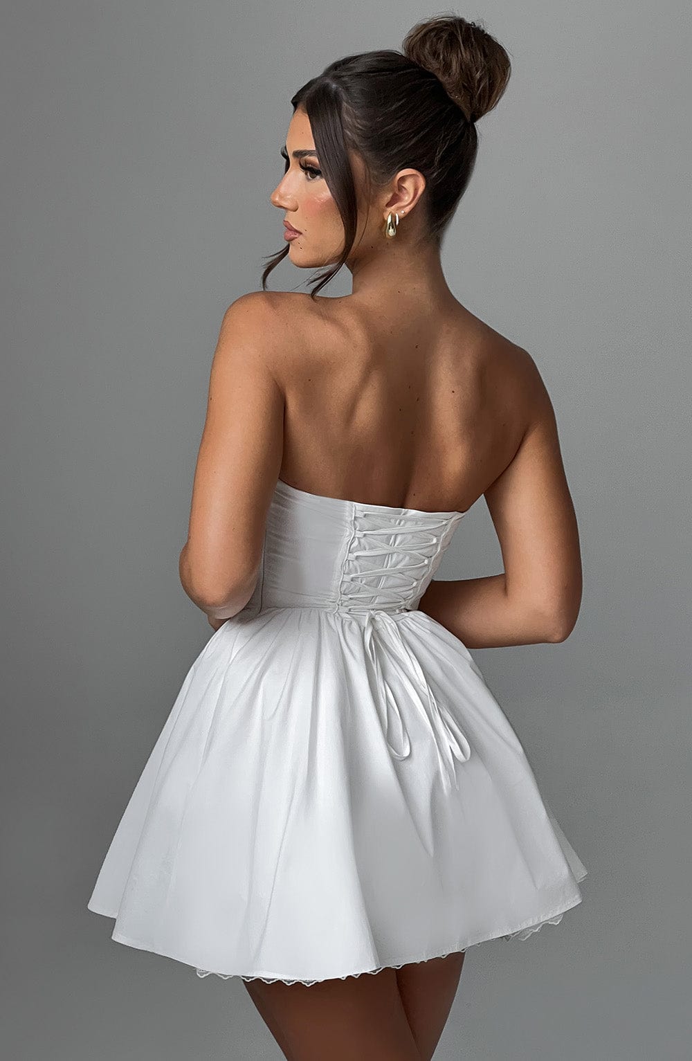Evie - White Mini Dress